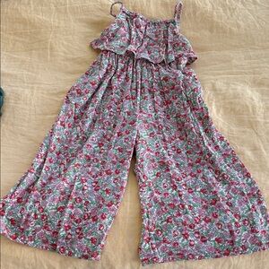 Mini Boden Flower Romper Size 5-6